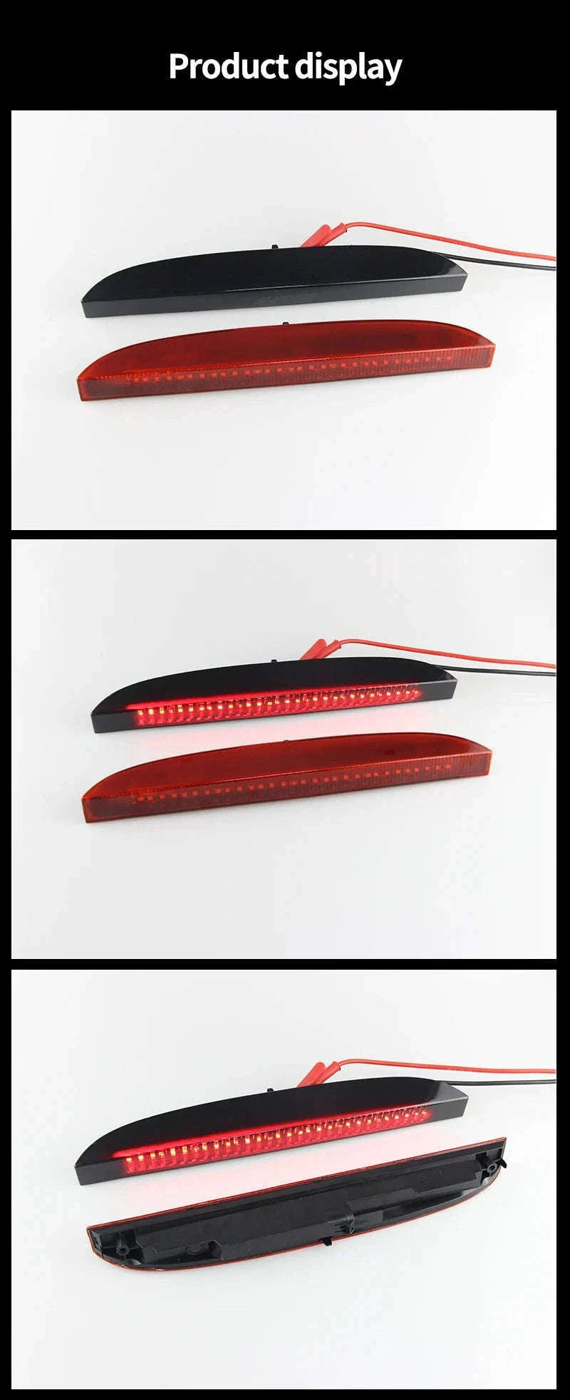 High Level Third Brake Light OEM 7700410753-1PC Black Lens