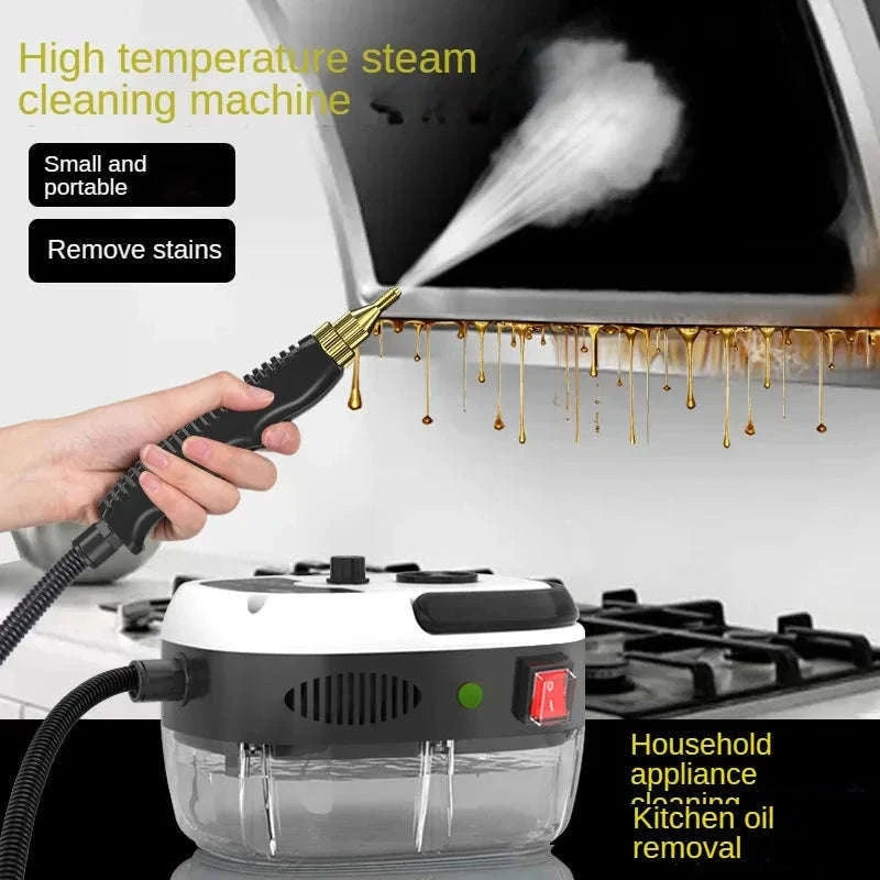 High Pressure Steam Cleaner for Chemical-Free Deep Cleaning-Red / 110 V
