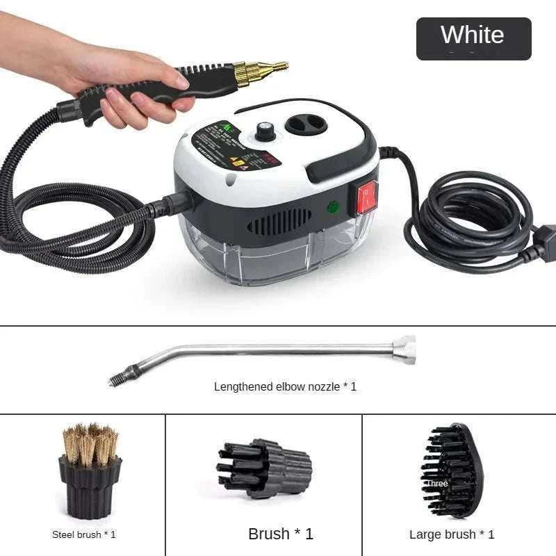 High Pressure Steam Cleaner for Chemical-Free Deep Cleaning-Red / 110 V
