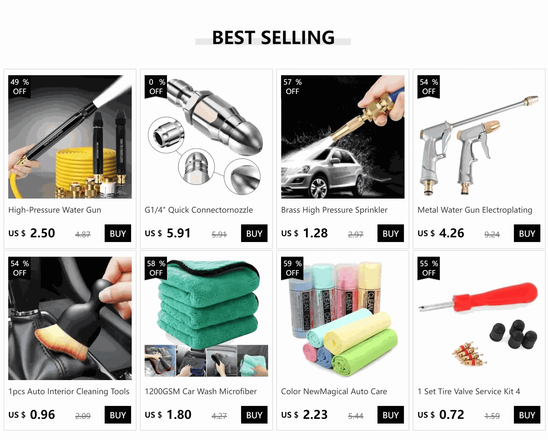 High-Pressure Water Gun for Car Washing and Home Cleaning-pagoda