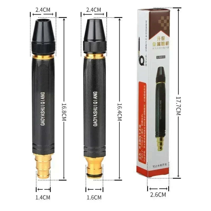 High-Pressure Water Gun for Car Washing and Home Cleaning-plastic body-Bset