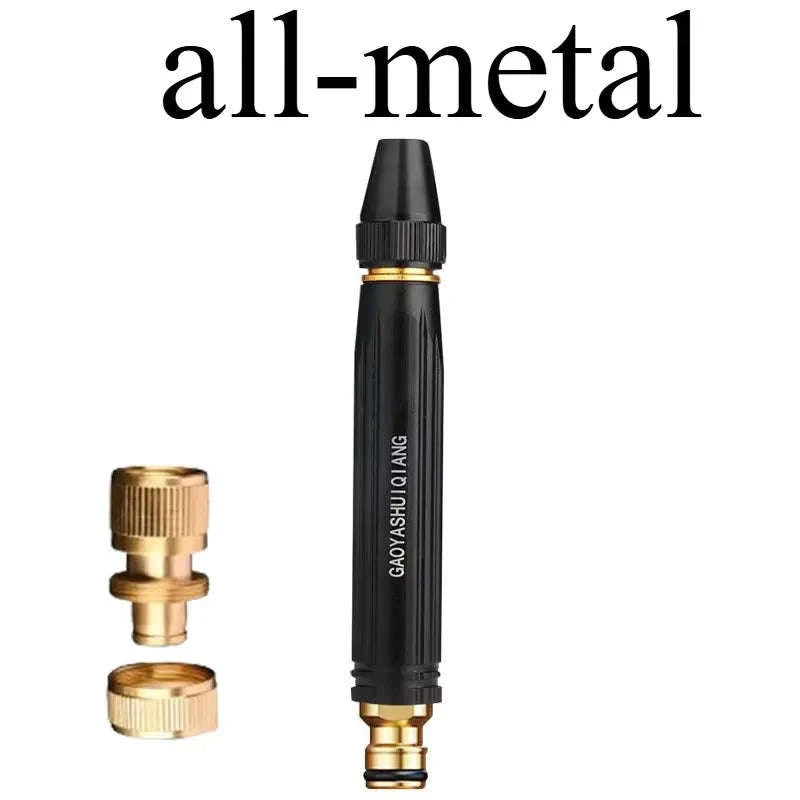 High-Pressure Water Gun for Car Washing and Home Cleaning-plastic body-Bset