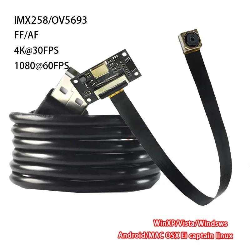 High-Resolution USB Camera Module for Intelligent Vision Systems-12MP 135 deg AF
