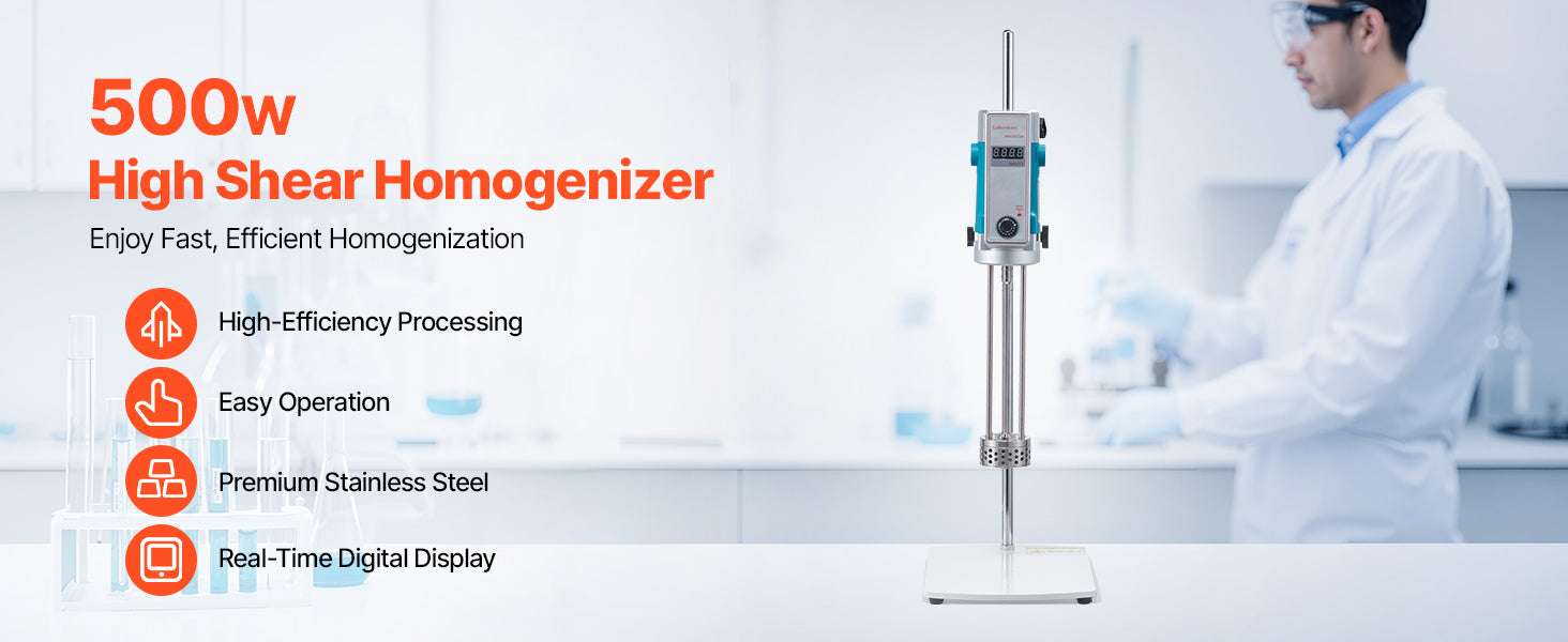 High Speed Laboratory Homogenizer with Digital Display Control-300W TypeB / United States