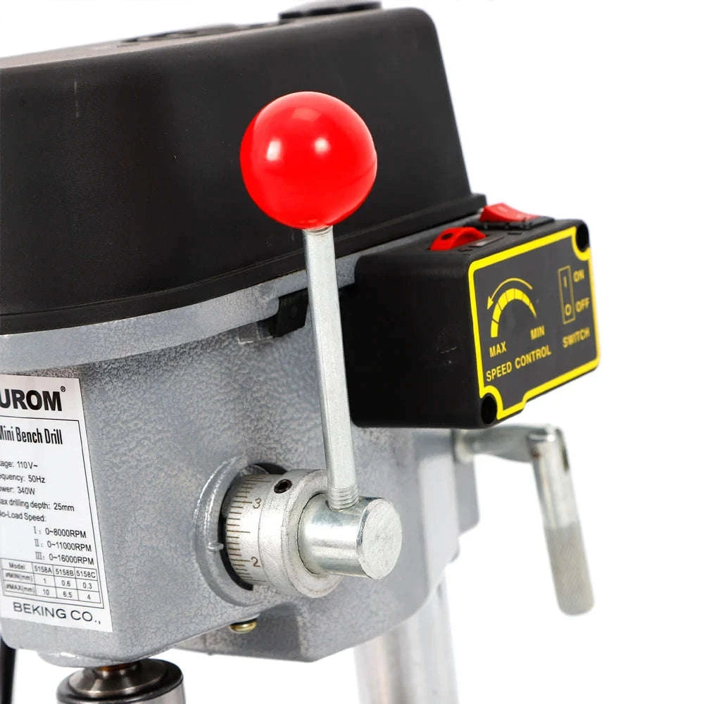 High Speed Mini Benchtop Drill Press 340W 1-10mm Chuck-US / EU / france