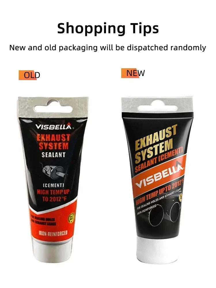 High Temperature Exhaust Pipe Sealant Paste for Car and Motorcycle Repair-3pcs 150g