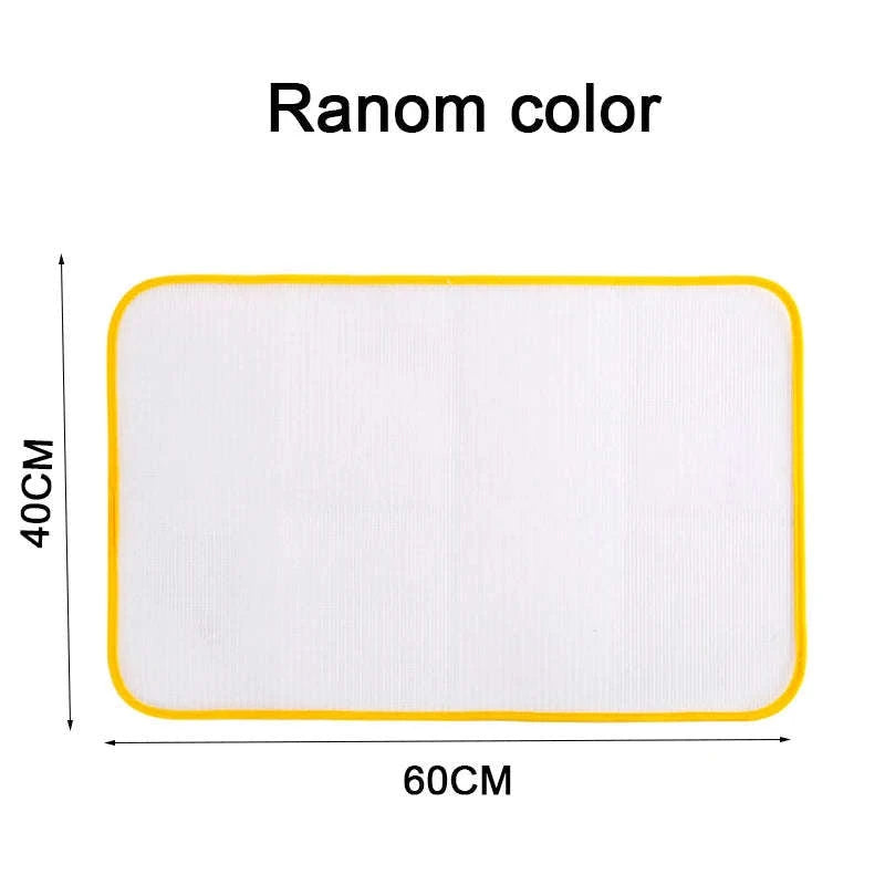 High Temperature Ironing Mesh Cloth Pad-40x60cm-random-5pcs