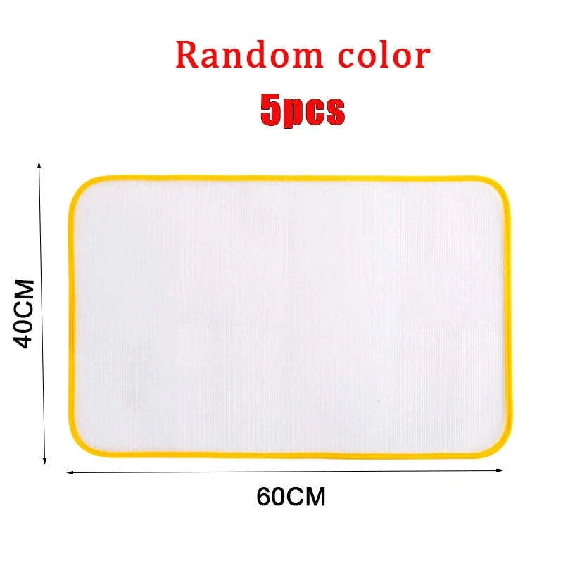 High Temperature Ironing Mesh Cloth Pad-40x60cm-random-5pcs