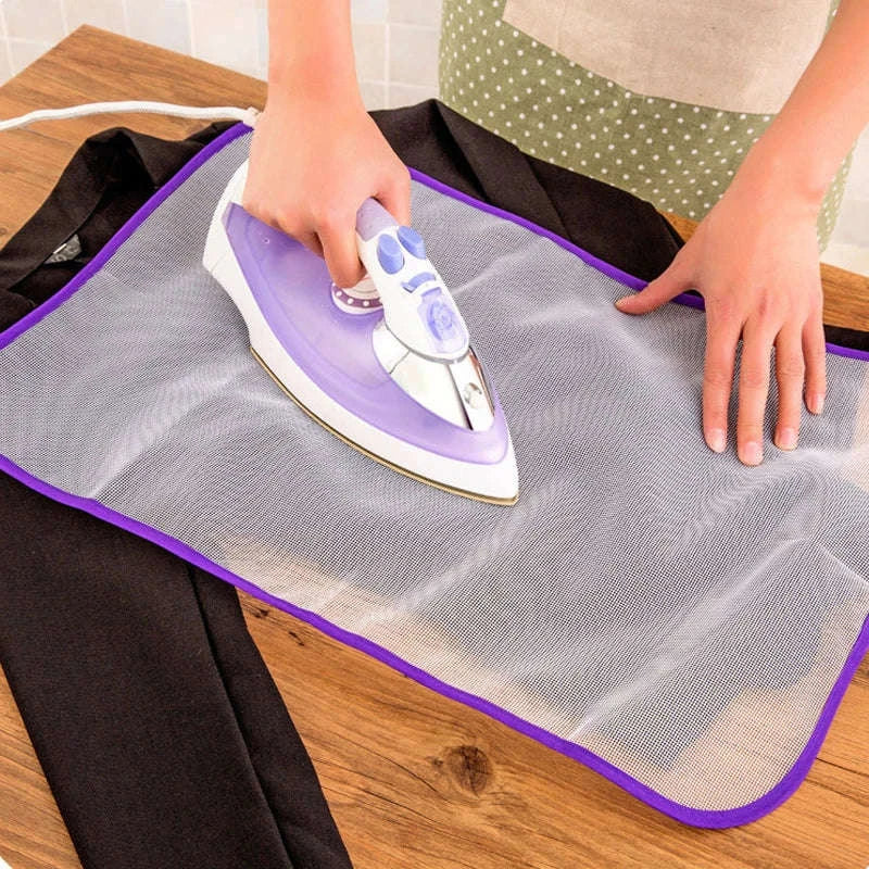 High Temperature Ironing Mesh Cloth Pad-40x60cm-random-5pcs
