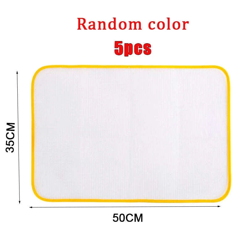 High Temperature Ironing Mesh Cloth Pad-40x60cm-random-5pcs