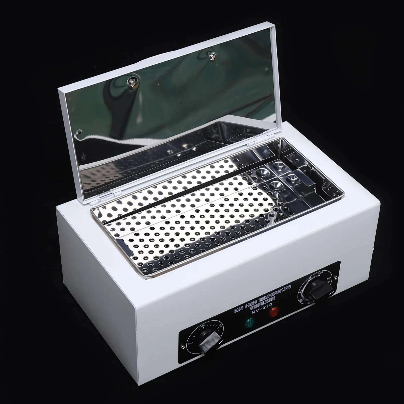 High Temperature Sterilizer Box for Tools & Utensils with Timer-WHITE / United States