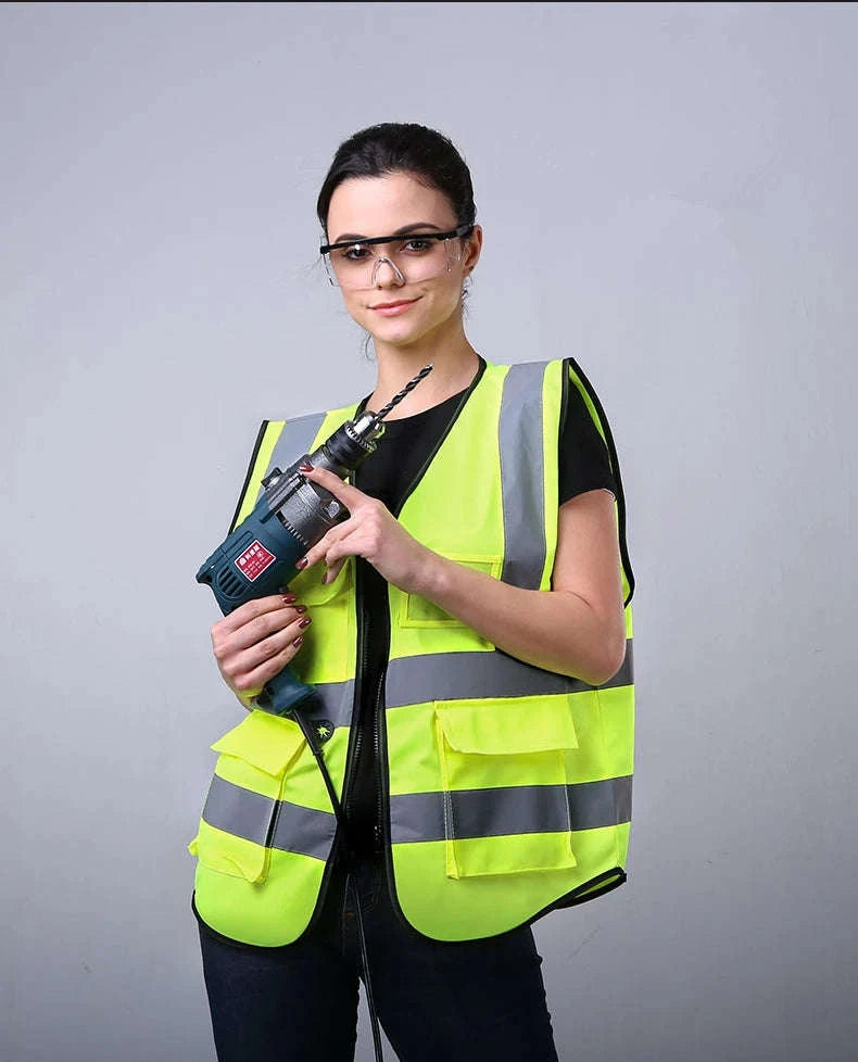 High Visibility Reflective Vest for Outdoor Safety-307 / XXL
