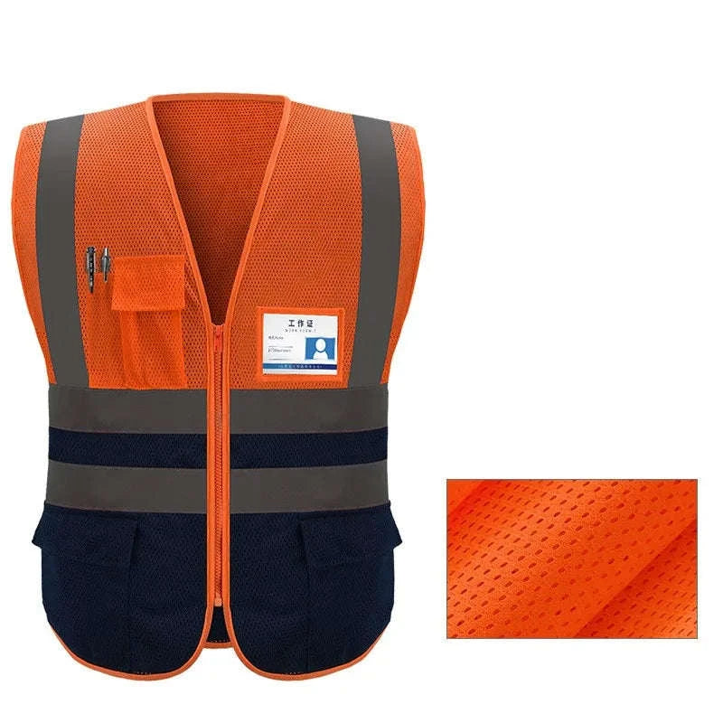 High Visibility Reflective Vest for Outdoor Safety-307 / XXL