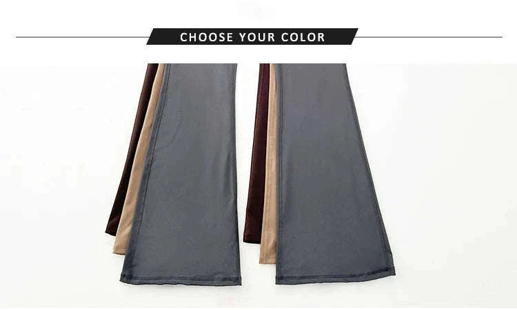 High Waist Flared Butt Lifting Yoga Leggings for Women-Cocoa color / L