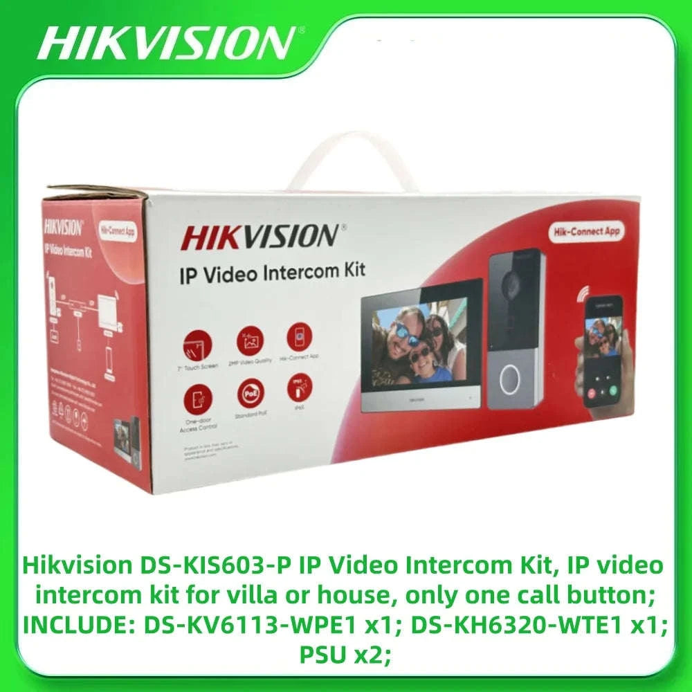 Hikvision DS-KIS603-P(C) Video Intercom Kit-DS-KIS603-P(C) kit