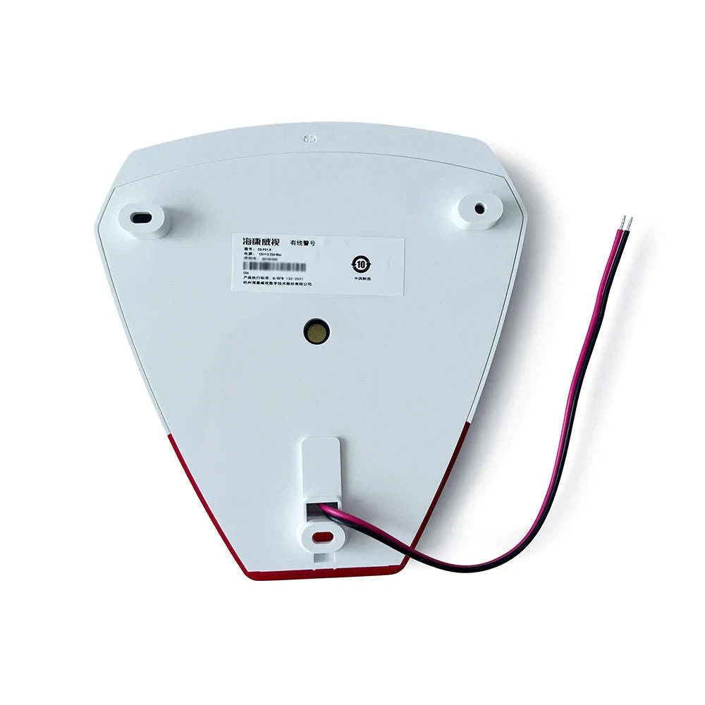 Hikvision DS-PS1 Wired Siren Alarm 105dB with LED Flash-Red