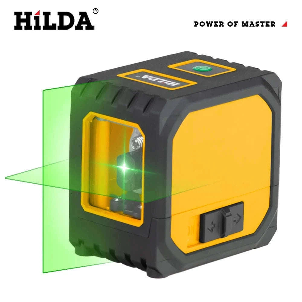 HILDA 2 Lines Mini Laser Level for Fast, Accurate Alignment-ZYOZ097