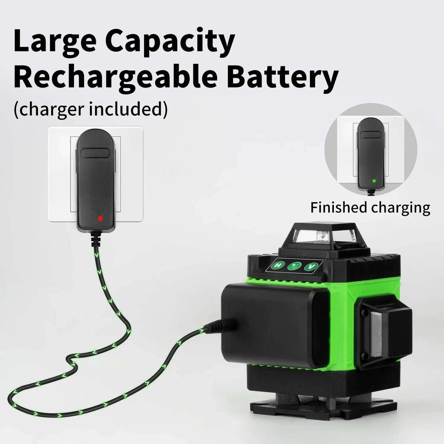 HILDA 4D 16-Line Green Laser Level Self-Leveling 360°-4D LS082 / Poland