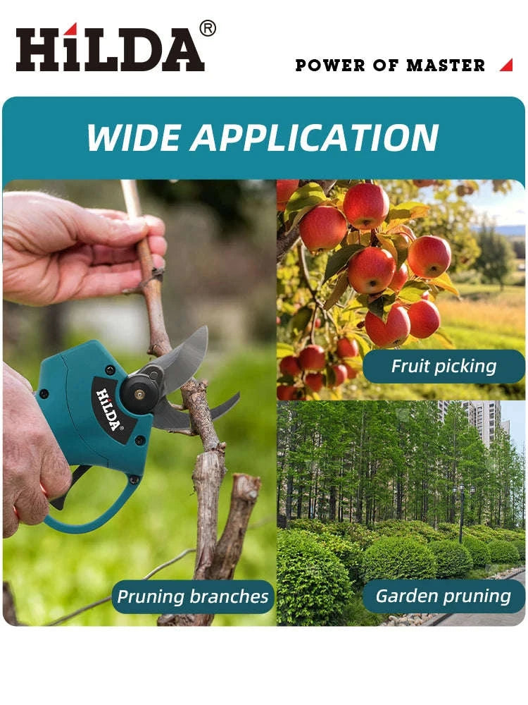 HILDA Cordless Electric Pruning Shears for Makita 18V-AB310 No battery