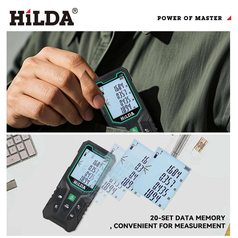 HILDA Laser Rangefinder 50/100/120M-Red 50M