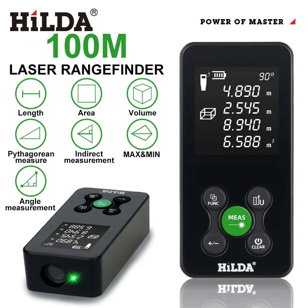 HILDA Laser Rangefinder 50/100/120M-Red 50M