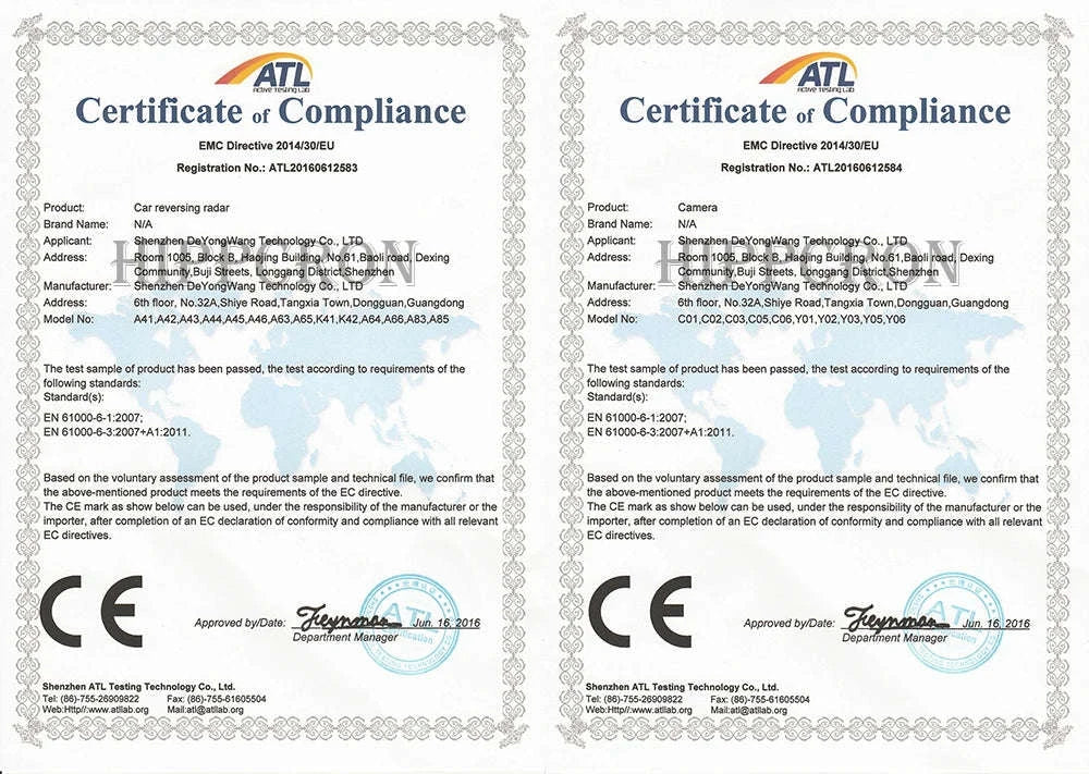 Hippcron Car Rear View Camera with 8‑LED Night Vision-102