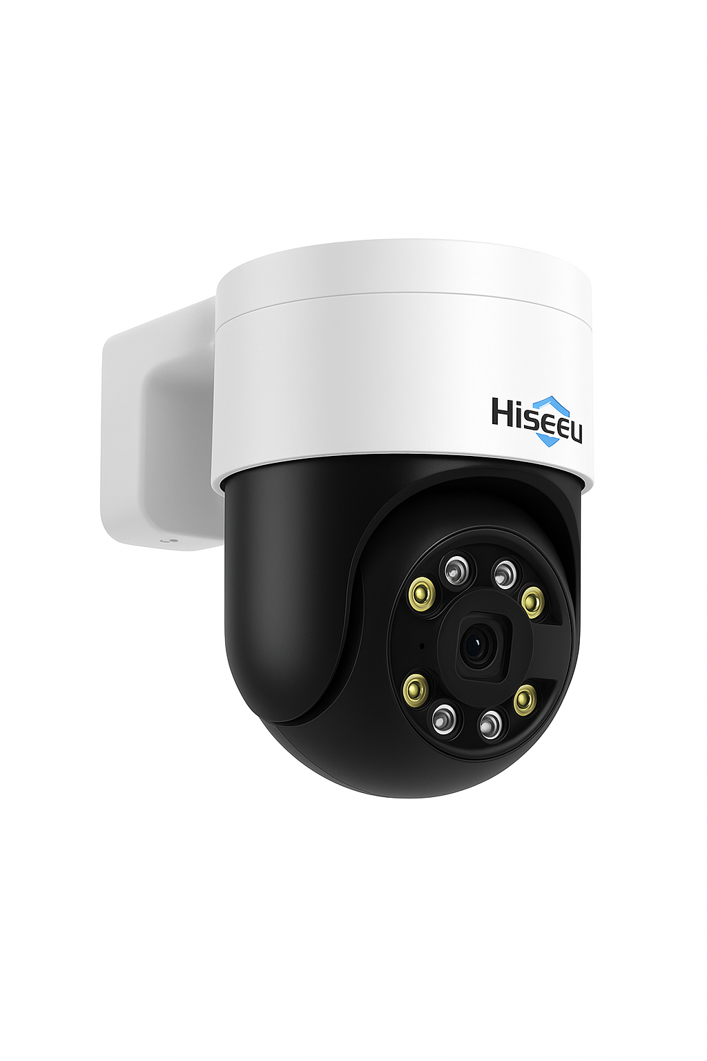 4K 8MP PoE PTZ IP Camera with Full Color Night Vision and Two-Way Audio