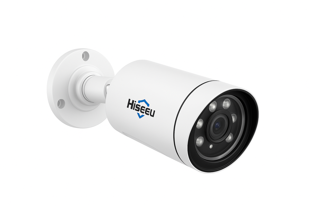 4K PoE IP Security Camera with Audio and Night Vision