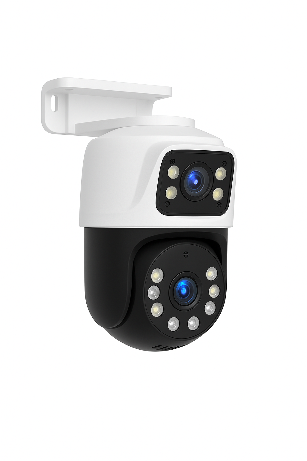 Dual Lens 3MP+3MP POE IP PTZ Security Camera