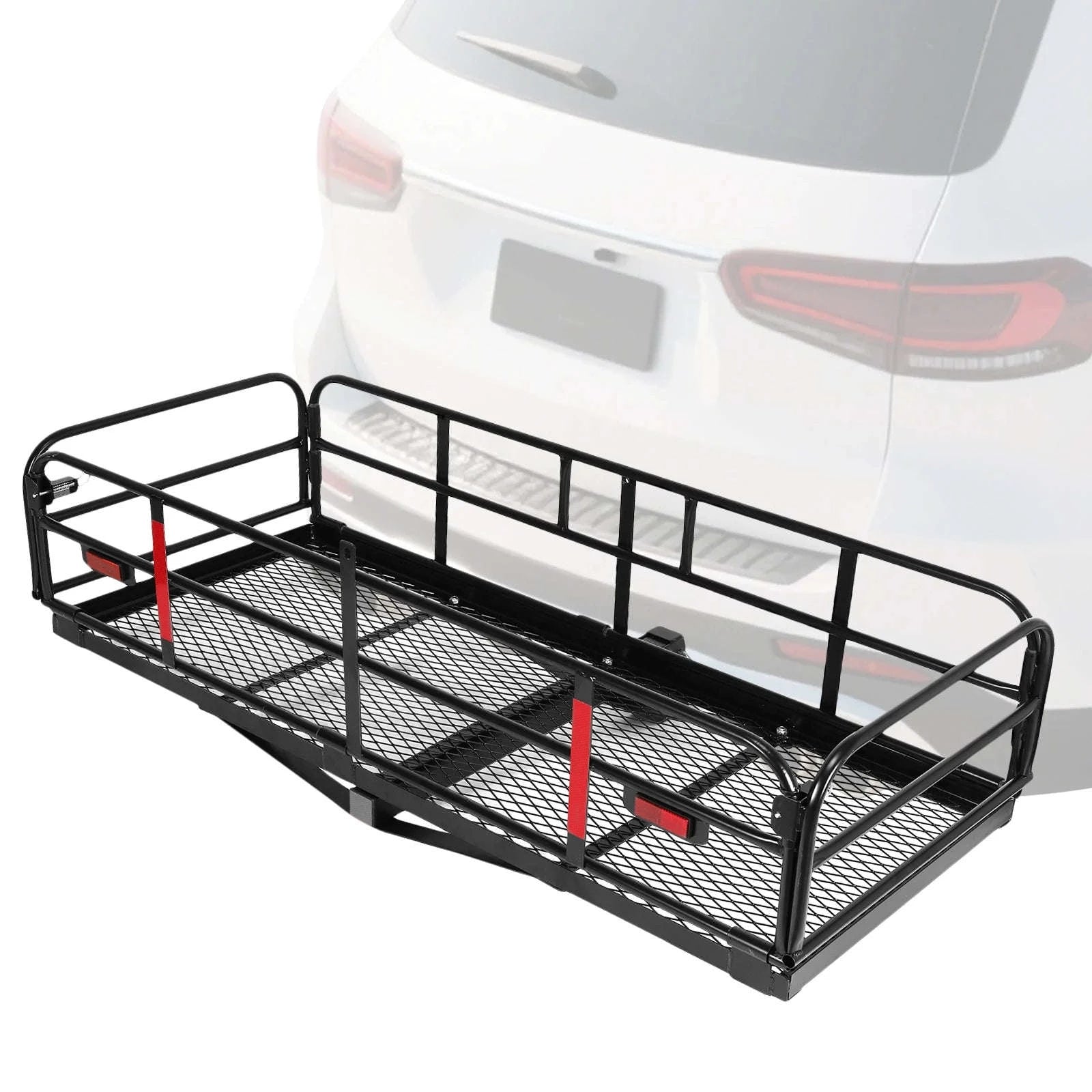 Hitch Cargo Carrier 500 LBS with Hitch Stabilizer for 2-Inch Receiver-United States