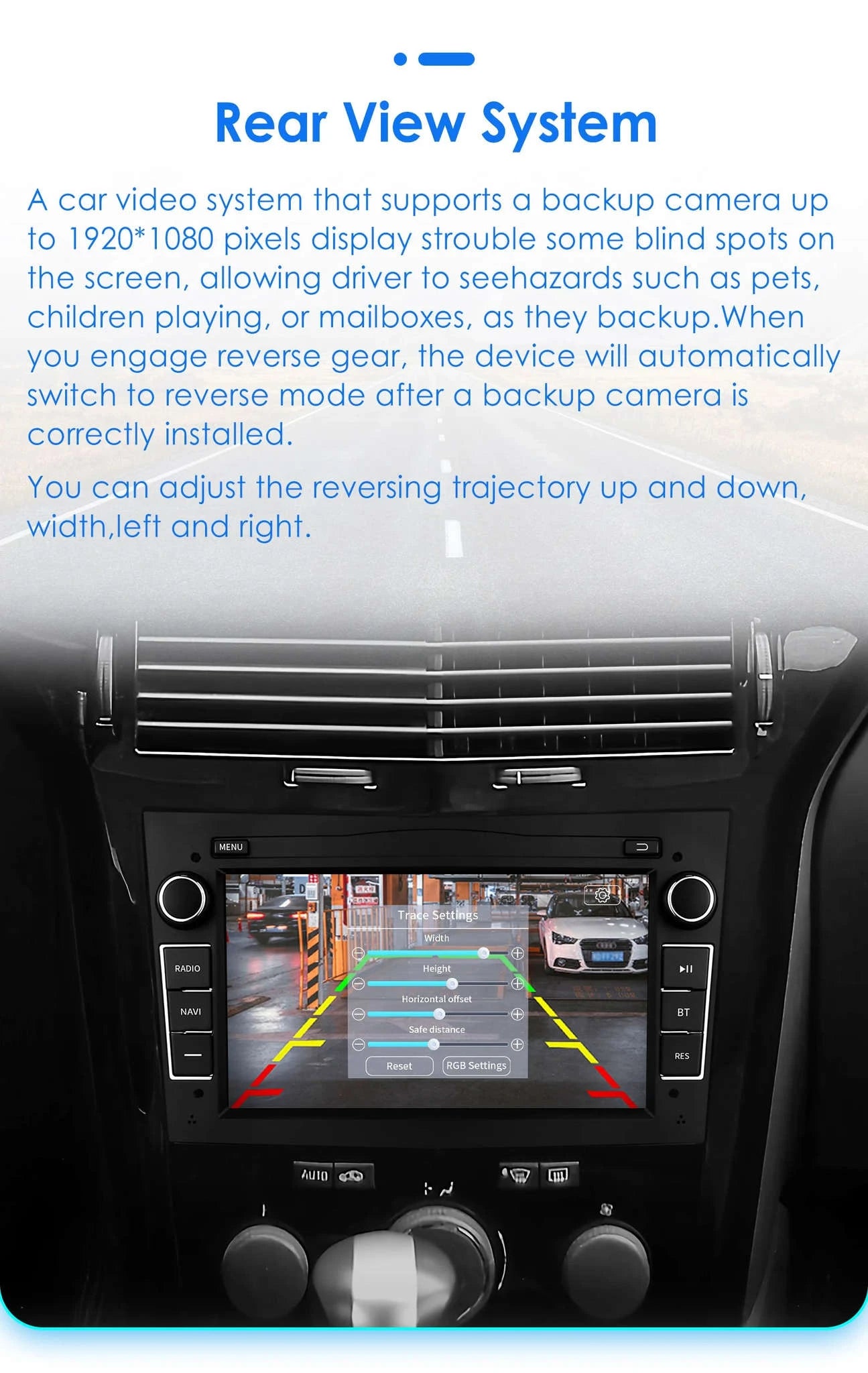 HIZPO 7-Inch Android Car Radio with CarPlay for Opel-S6 Black / france