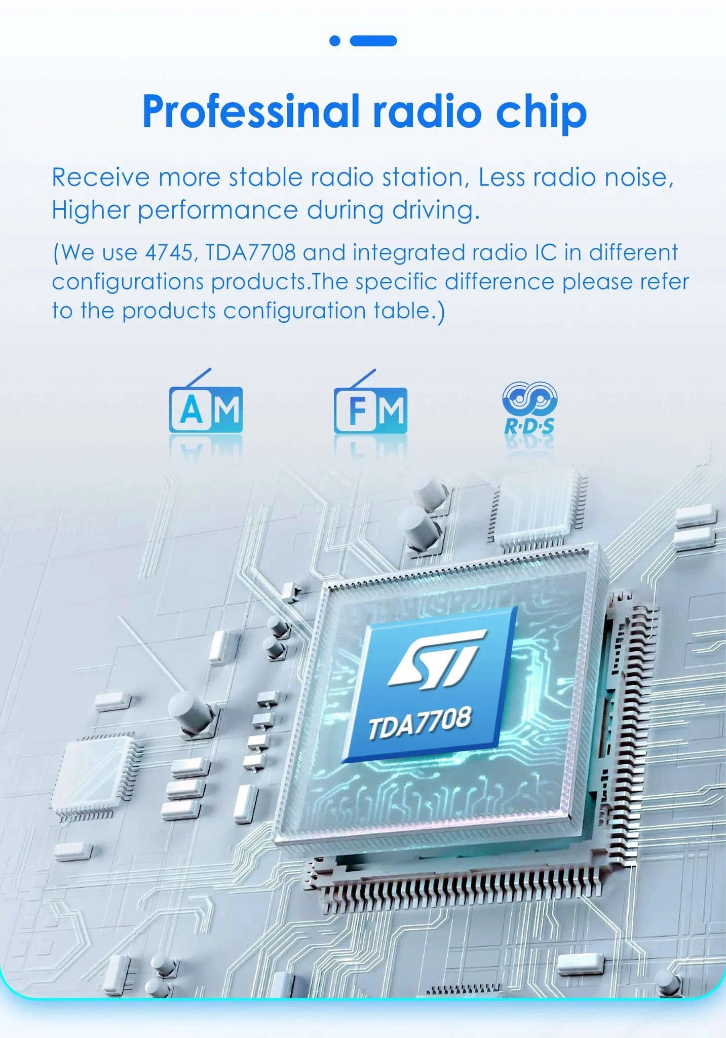 HIZPO 7-Inch Android Car Radio with CarPlay for Opel-S6 Black / france