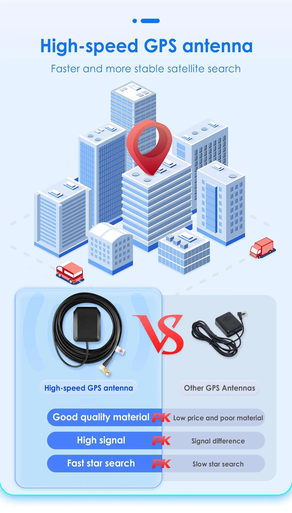 HIZPO 7-Inch Android Car Radio with CarPlay for Opel-S6 Black / france