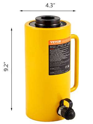 Hollow Hydraulic Cylinder Jack 20T–60T, 50–100mm Stroke-30T 50MM / United States