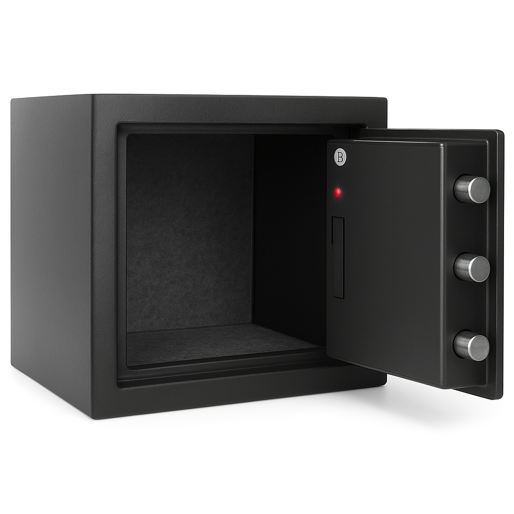 Hausgeheimnis Schrank Wand Safe Elektronik-Tastenschloss Mit Backup-Schl Schlüssel Anti-Diebstahl Kleines Sicherheitsfach für Dokumente Schmuckaufbewahrung