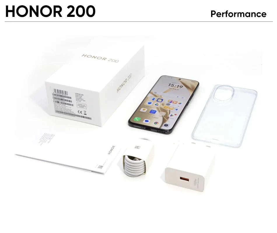 Honor 200 5G Smartphone with Snapdragon 7 Gen 3-Black / spain / Global Version|12GB|256G