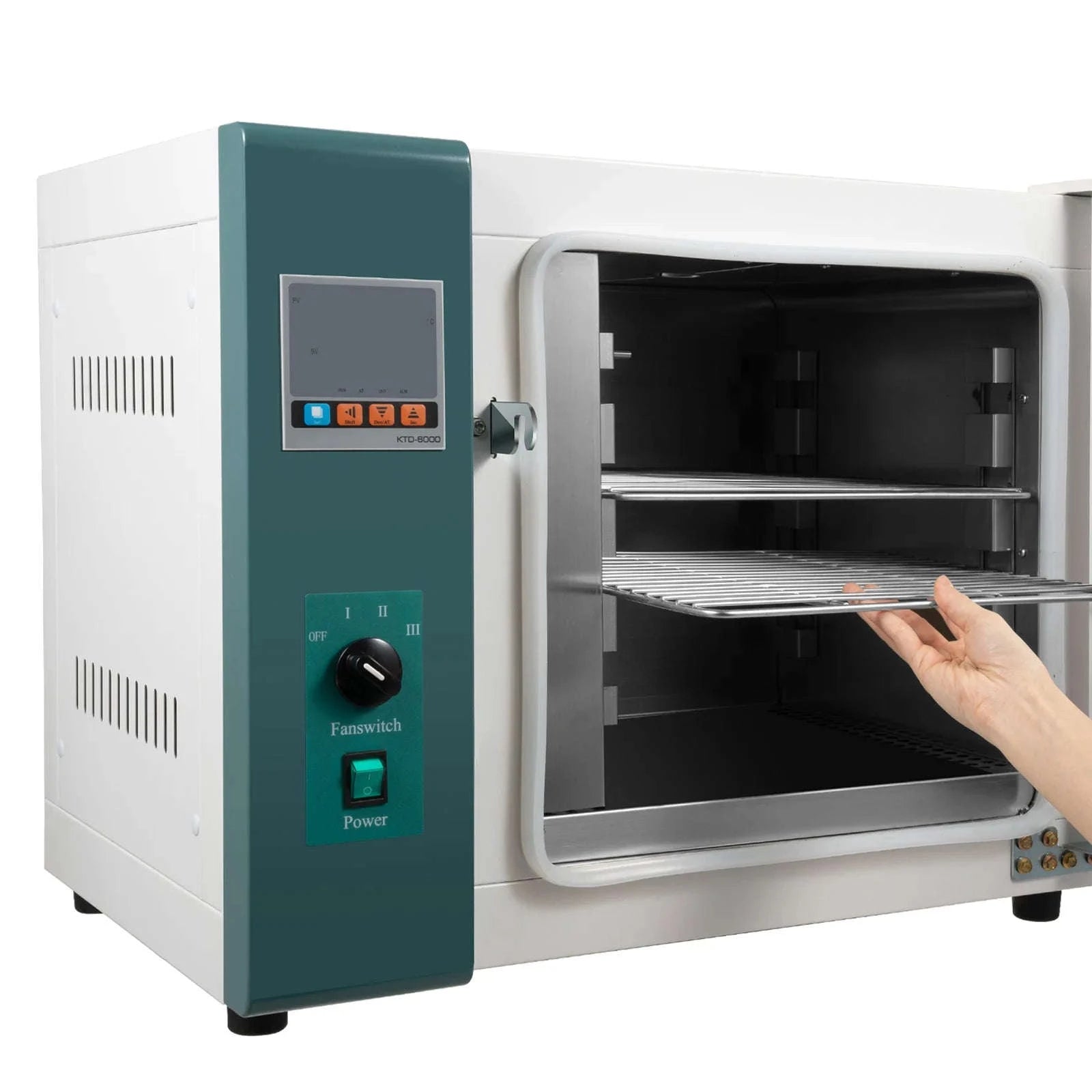 Horizontal Electric Drying Oven 1000W 45L Stainless Steel Thermostatic Box-WHITE / 110V / United States