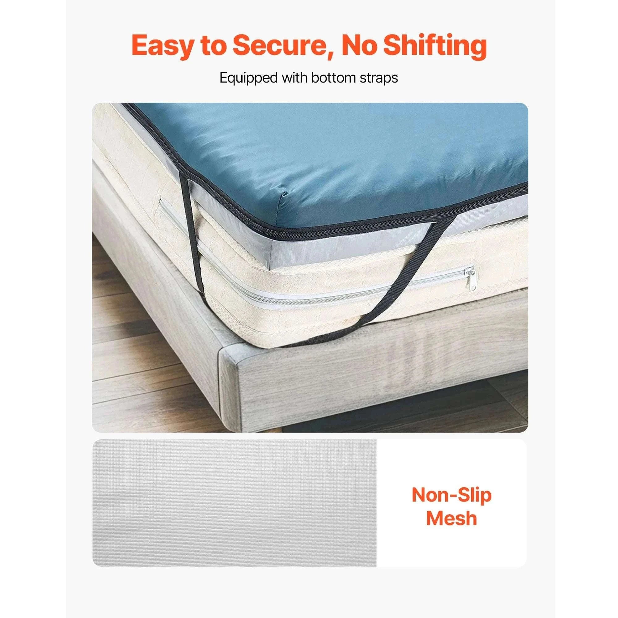 Hospital Bed Mattress with Dual-Layer Foam & Pressure Relief Support-300lbs 76x34x3.5in / United States