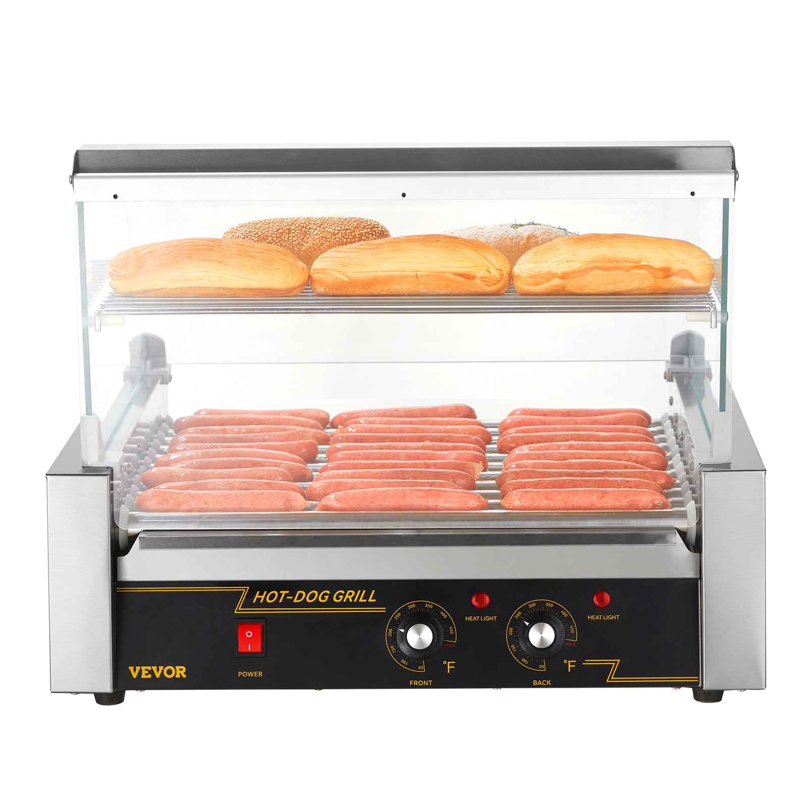 Commercial Hot Dog Roller Grill Machine 5/7/11 Rollers