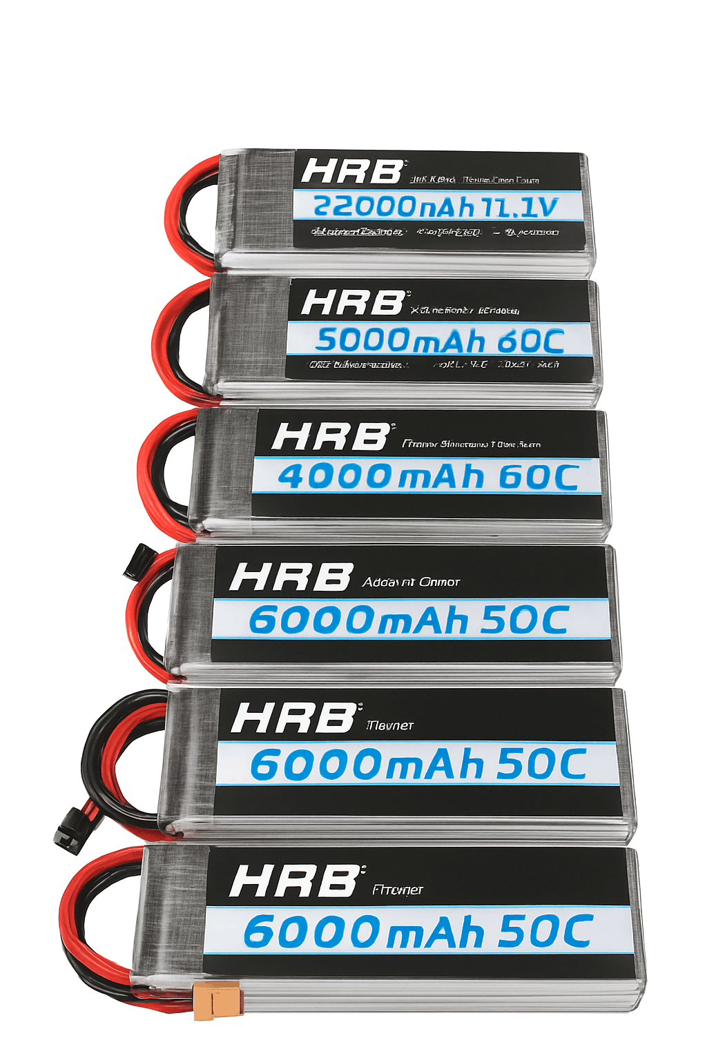 HRB LiPo Battery for RC Models with Stable Power Output-11.1V 4000mah XT60 / france