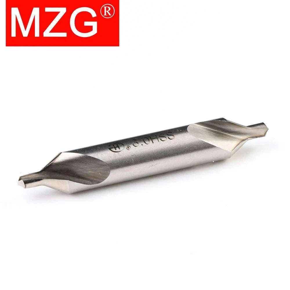 HSS 60° Center Drill Bit Set for Metal (1–10pcs, Multiple Sizes)-1pcs / ZXZ5.0-D12
