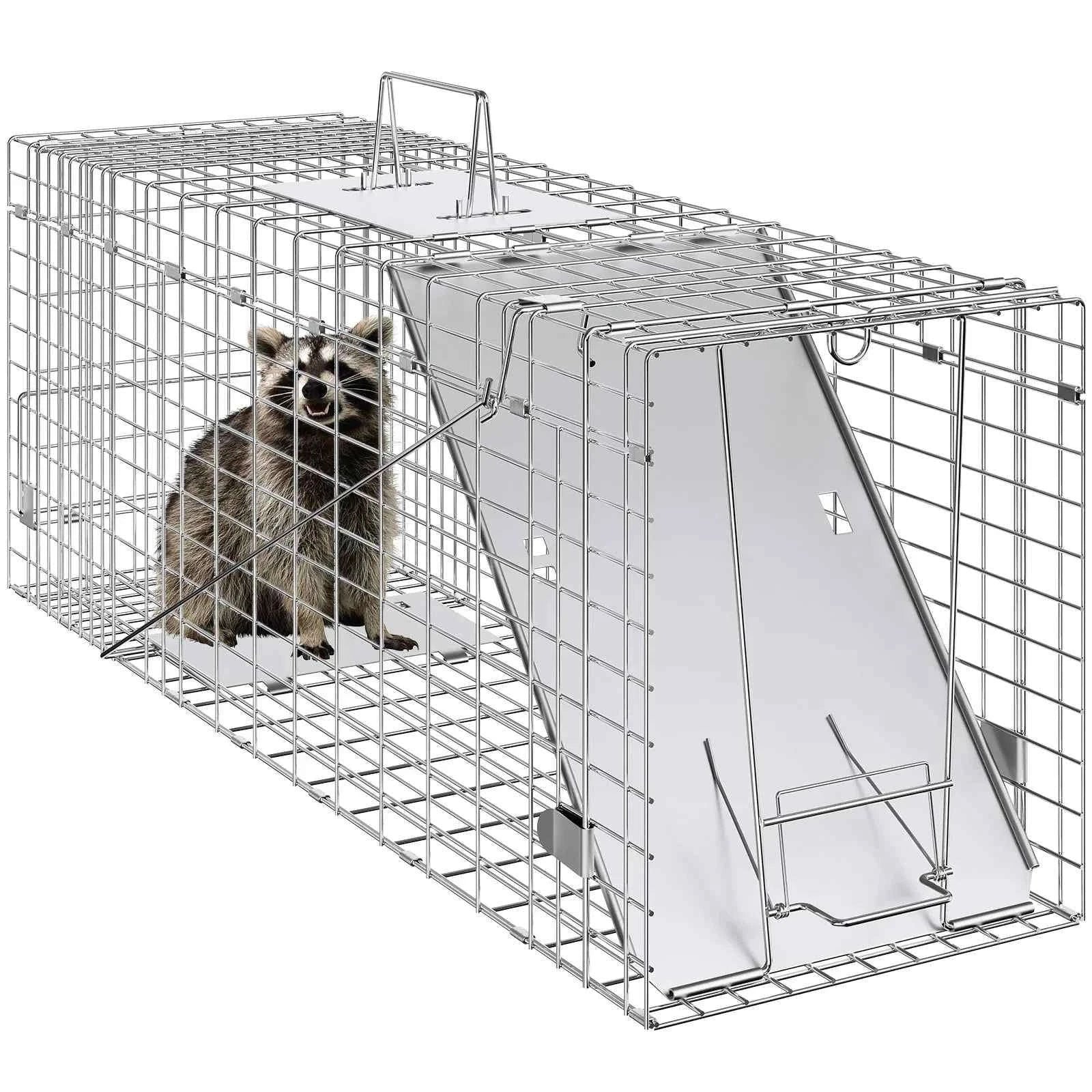 Humane Folding Live Animal Cage Trap with Handle-32 / Poland