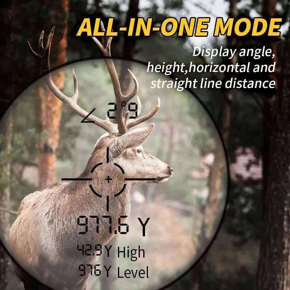 Hunting Laser Rangefinder 1000 Yards with Rechargeable Battery-camo rangefinder / 1000m