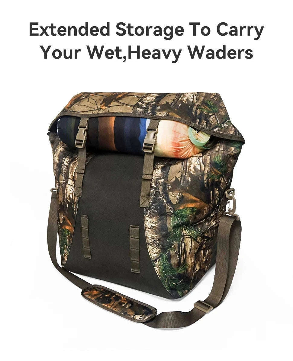 Hunting Scent Proof Bag with Airtight Zipper, 600D Oxford-Camouflage