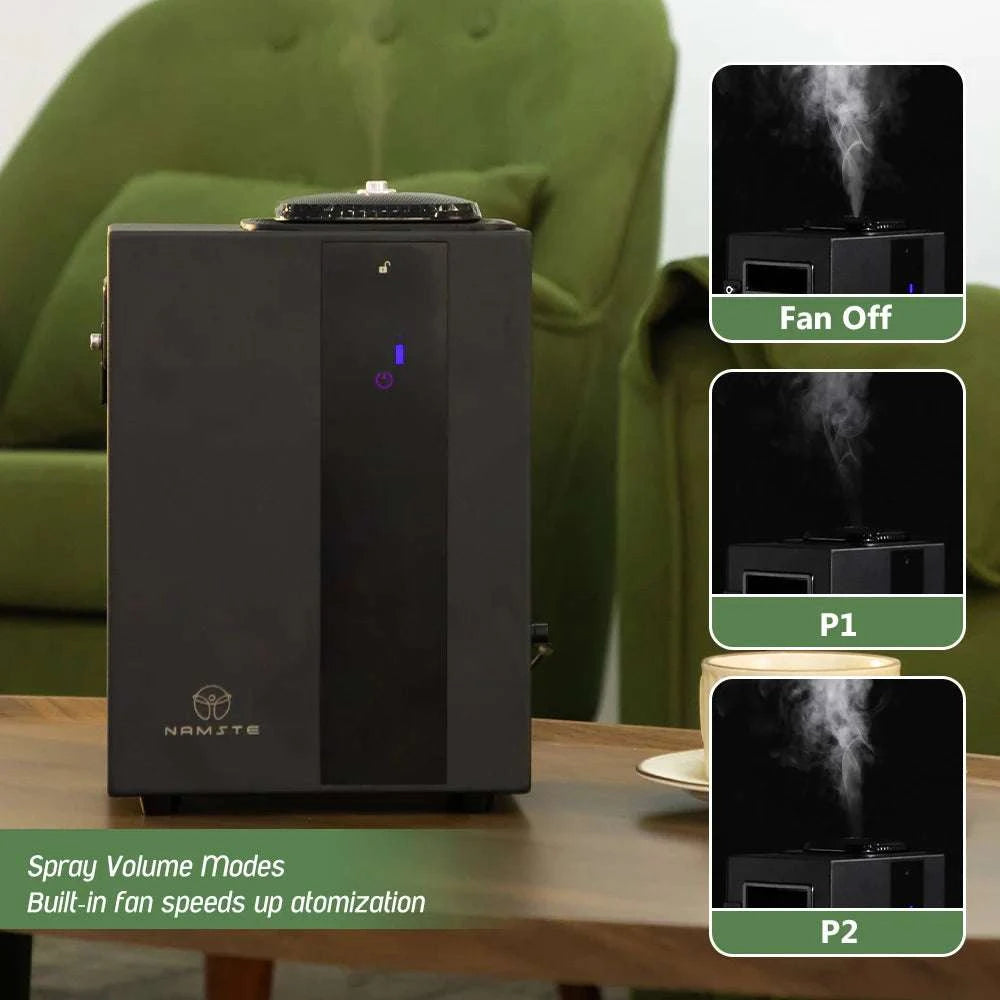 HVAC Smart Aroma Diffuser 4000m³ Coverage App-Controlled Oil System-Black Aroma Diffuser / US / Poland