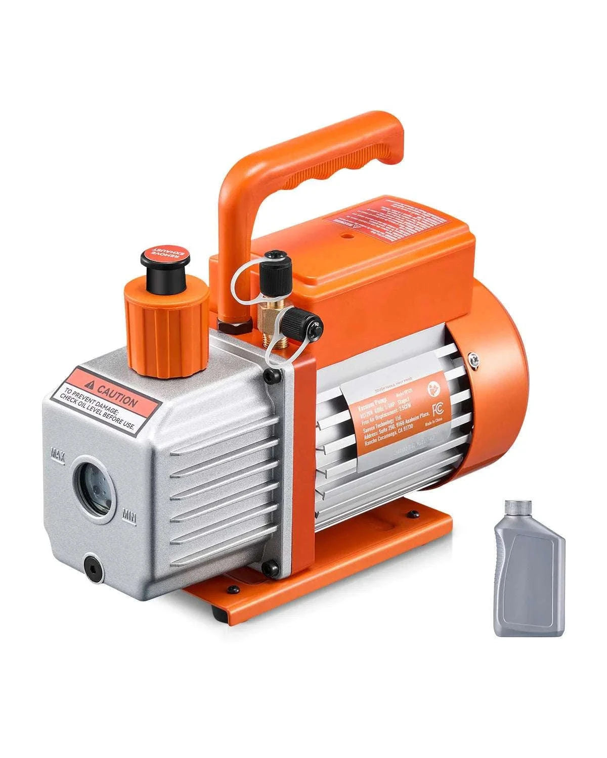 HVAC Vacuum Pump 3.5–9 CFM Single & Dual Stage for AC Systems-5CFM 1-2HP 1 Stage / EU / CZECH REPUBLIC