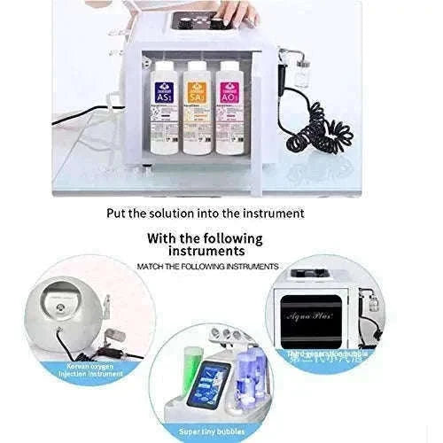 Hydra Liquid Facial Solution Set 3 x 400ml for Beauty Machines-1200ML Per Set / spain