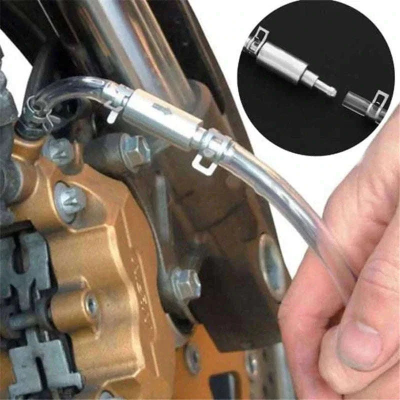 Hydraulic Brake Bleeder Tool Kit for Cleaner Brake Maintenance-transparent
