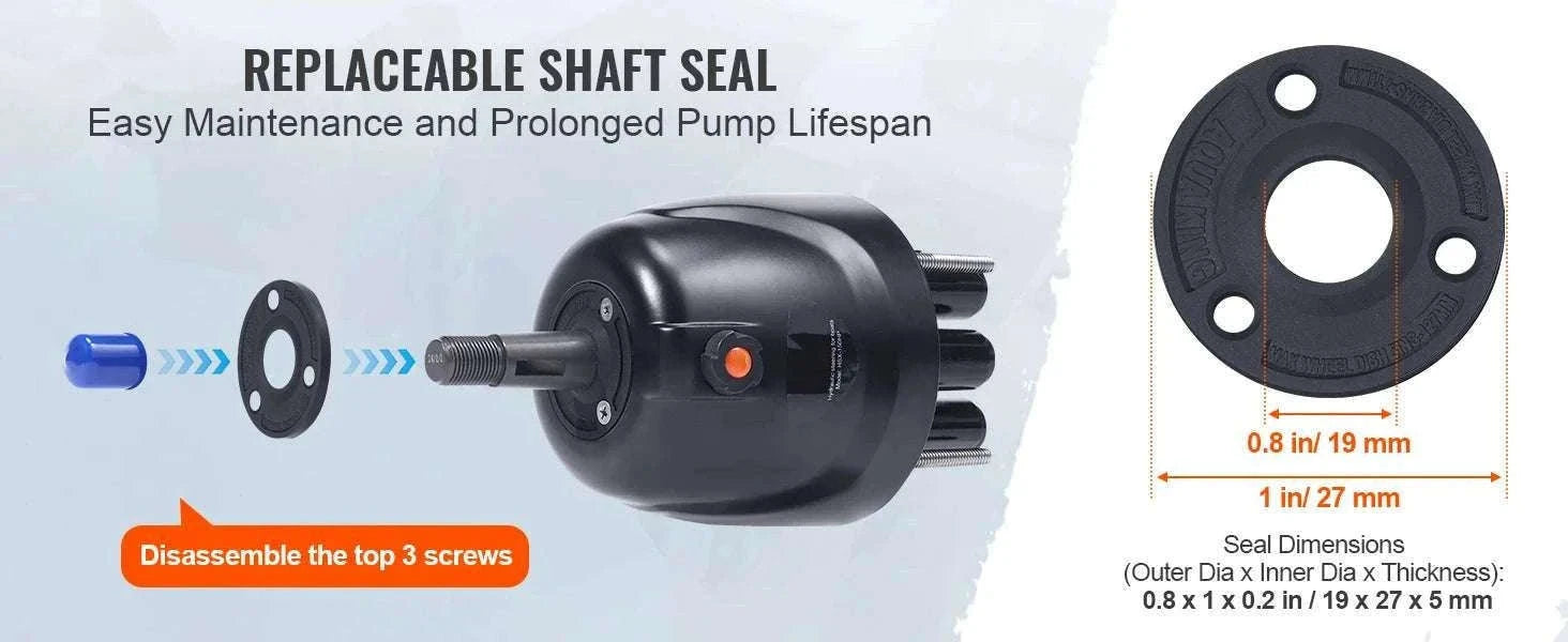 Hydraulic Outboard Steering Kit 90HP–300HP with Pump & 24/26FT Hoses-300HP 26FT / spain