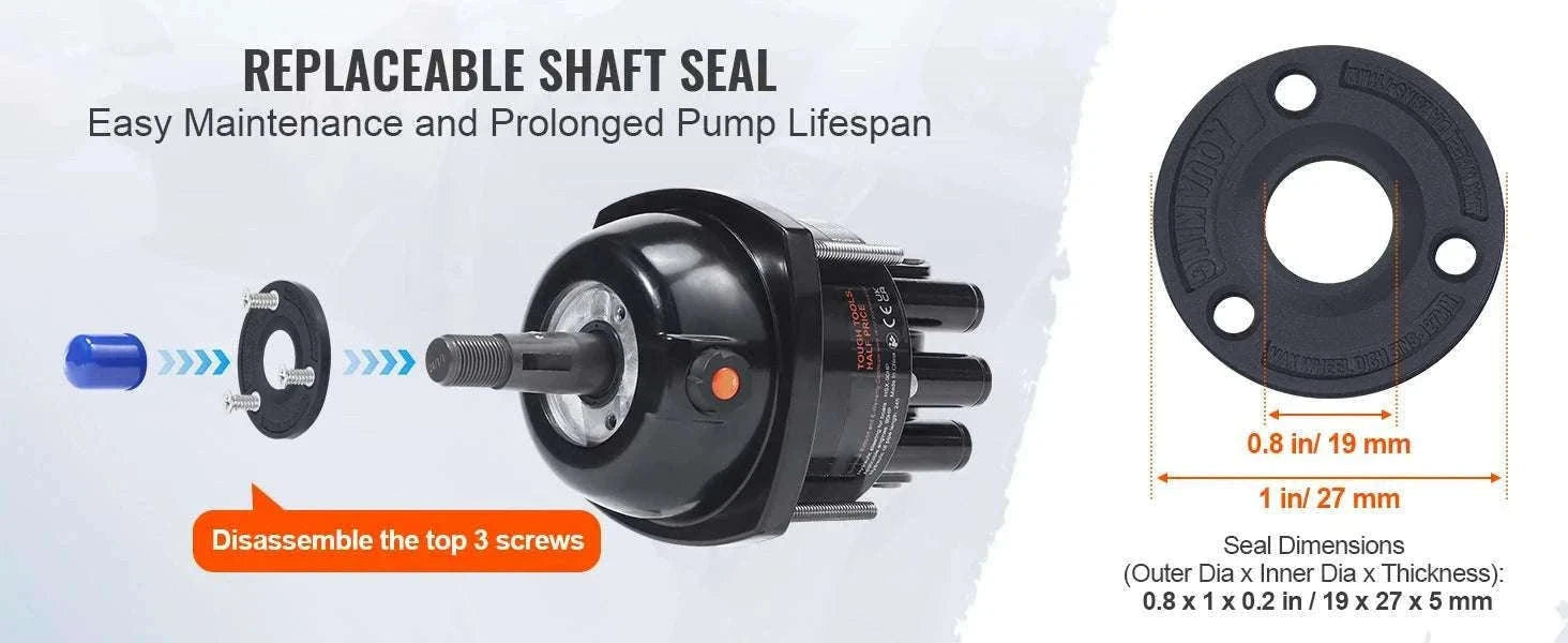 Hydraulic Outboard Steering Kit 90HP–300HP with Pump & 24/26FT Hoses-300HP 26FT / spain